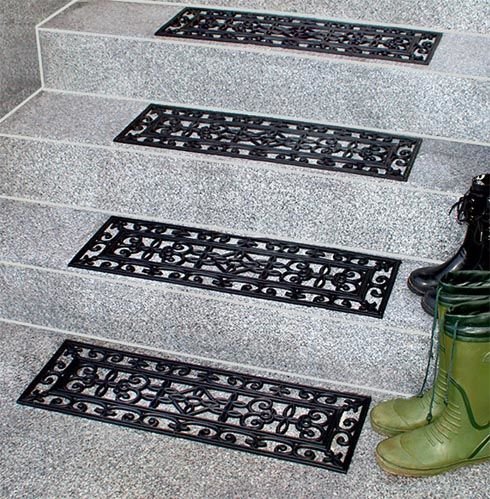 Floordirekt Relief Gummimatten — 5 Stück Set - 2