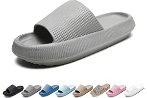 Merdoo Badeschlappen Herren Damen Rutschfest Badeschuhe Badelatschen Weich Wolkenschuhe Dicke Sohle EVA Slippers Wolke Hausschuhe Sommer Pantoletten Latschen Flip Flops Unisex 36-47EU