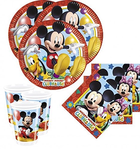 XXL 63 Teile Disney Micky Maus Party Deko Set für 16 Kinder - 2