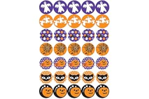 GOGGLY 30 x Pre Cut Halloween Cake, Cupcake Toppers/Decorations Edible Wafer Paper