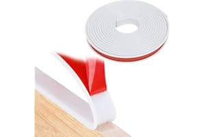 HUAMIRRA 5M U-Shape Self-Adhesive Furniture Edge Tape, Flexible Furniture Edge Tape, Self-Adhesive TPE U-shaped Self-Adhesive Furniture Edge Tape, Inner Width 16 mm, Flexible TPE Foldable Edge Protection,