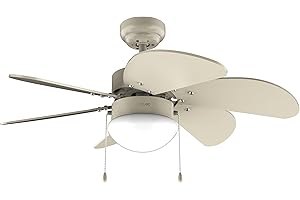 Cecotec - Deckenventilator mit Licht EnergySilence Aero 3600 Vision Full SunLight, 50 W, 91cm, 3 Geschwindigkeiten, 6 umschaltbare Flügel, Winter-Sommer-Modus, einfache Bedienung, Kettenschalter