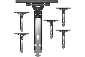 ipow Lot de 6 Attache Souple Volet Roulant en Acier et Nylon,155mm Ressort de Suspension Universel pour Fixation de Lame Volet Roulant Électrique/Manuel/Solaire,Accroche Tablier Compatible avec Somfy