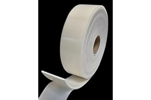 Develory Schaumdichtung weiß passend für VELUX - Breite 44mm - Länge 0,1m bis 10m - AUSWAHL: 44mm x 250mm - Dichtung selbstklebend Lüftungsklappe Holz-Dachfenster Kunststoff-Dachfenster