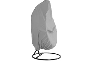Xinyanmy Hängesessel Schutzhülle Schwebesessel Terrasse Schaukelstuhl Abdeckung Wasserdicht 210D Oxford-Stoff Outdoor Patio 190 x 115 cm