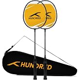 Buy HUNDRED Aluminium Powertek 100 (Set of 2) Badminton Racket with ...