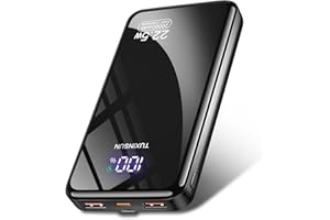 TUXINSUN POWER BANK 20000mAh PD20W Fast Charging USB C 22.5W Portable Charger Powerbank with LCD Display Battery Pack for Smartphones Smartwatch Travel Camping Outdoor etc