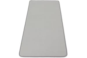 Casatessile Estera de Cocina Antideslizante de Ancho 50 cm. Tinta Unita VELLUTATA - Grigio, 240 cm.