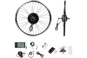 YOSE POWER E-Bike Conversion kit 36V250W 20" Hub Front Moteur avec Vélo Electrique Roue Avant Noir LCD Display