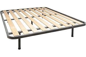 Bed Store SISTEMI RIPOSO - Rete A Tavole Matrimoniale 160X190 Ortopedica Rinforzata 5 Piedi