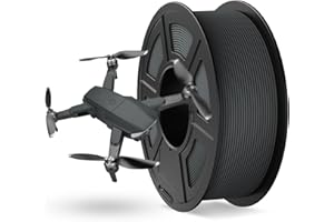 JAYO Rapid Matte Filament PETG 1,75 mm, High Speed 50-600 mm/s, Dokładność Wymiarowa +/- 0,02 mm, Do Większości Drukarek 3D FDM, Szpula 1,1 kg/szpula (2,43 lbs), Szary Matowy