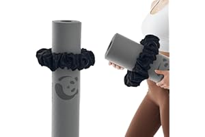 Slim Panda Yoga Mat Strap, 2-in-1 Yoga Mat Carrier & Hair Scrunchie, Premium Velvet Adjustable Carry Strap for 1-6mm Mats | Portable, Stylish, Durable & Elastic (Mat Not Included)