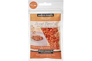 CANDLE-LITE Fragrance Granules for Your Oil Burner - Blood Orange & Teak - Fruity Blood Orange Fragrance for Your Home - Fragrance Granules with a Fragrance Time of up to 40 Hours