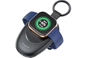 LVFAN Ładowanie do Fitbit Sense & Versa 3, 1400 mAh przenośny power bank akcesoria do ładowania, magnetyczny brelok do podróży Smartwatch ładowarka do Fitbit Sense 2, Sense, Versa 3, Versa 4