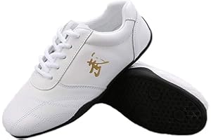 VIBLiSS Martial Arts Shoes for Women, Lightweight Casual Qigong Sport Sneakers Anti-Slip Leather Kung Fu Taichi Trainers