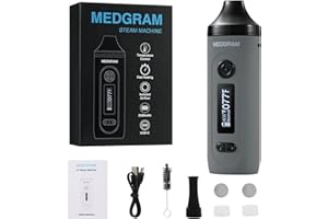 Vaporizer, MEDGRAM Kräuter Vaporizer, Premium Tragbarer Verdampfer Kräuter, Schnelle Erwärmung, Temperatureinstellung Dampf Vaporizer, 20s Heizzeit, Einfache Reinigung