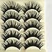 Bluelans® 5 Pairs Natural Long Fake Eye Lashes Thick False Eyelashes Black Makeup Tool