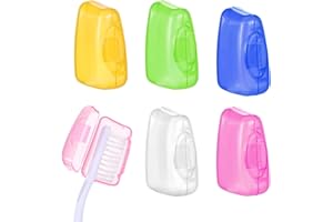 APAUSVCM 5 Stück Zahnbürste Schutzhülle,Zahnbürstenkopf Schutzhülle,Tragbare Zahnbürstenhülle,Reise Zahnbürsten Abdeckungen,Zahnbürstenkopf Schutz,Zahnbürste Schutzkappe,Zahnbürstenkappen für Zuhause Büro