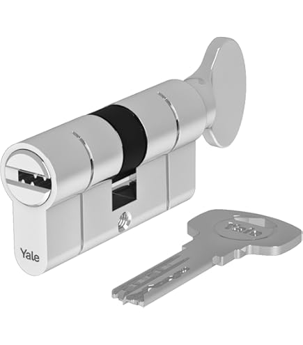 Doppio Cilindro Frizionato A Profilo Europeo Cisa 40/40 Serie Rs3 S Lunghezza 80 Mm Ottone Sabbiato Nichelato - Foto 2