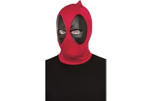Rubies Máscara Marvel Deadpool Deluxe para Adulto, Accesorio de disfraz de superhéroe, Licencia Oficial, Talla única para Carnaval, Fiestas, Despedidas soltero, Halloween