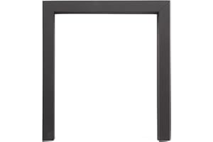 DEBRETT FIRES 16"/ 40cm Black Matt Gas Coal Fire Trim Frame Surround 2"/50mm face 2"/50mm Return