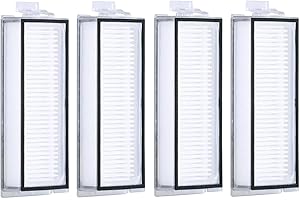 ‎CHUANCHENG 4 Stück Filter Hepa für Xiaomi Roborock Q7 Max/ Q7 Max+ / Q7/ Q7+/ Q8 Max/ Q8 Max+/ Q5 Pro/ Q5 Pro+/T8 Roboter Staubsauger Ersatz Ersatzzubehör