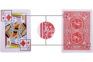 Rebetomo Marked Stripper Deck Marked Playing Cards Poker Magic Close Up Street Illusion Gimmick Mentalism Kid Child Puzzle Toy Magia Card