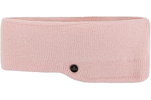 LIERYS Fascia Copriorecchie Fine Merino Donna Uomo Made in Germany Maglia Tre Strati Internamente Cotone