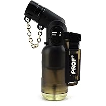 Mini Chalumeau Prof Butane Rechargeable - Réglable, Verrouillable - Pour Cuisine (Crème Brûlée) Et Bricolage