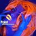 PaintGlow - UV Neon Lipstick Set of 6 colours - Super Bright UV Glow - Clubbing, festival