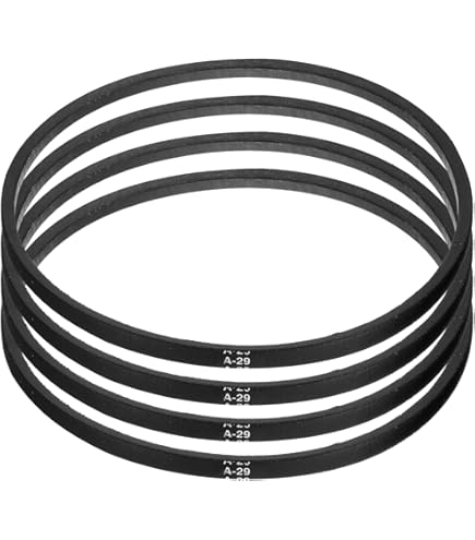Kozelo Courroies Trapézoïdales O-850 Longueur Pas 850mm X Largeur 10mm X Épaisseur 6mm Courroie D'Entraînement En Caoutchouc Pour Utilisation Dans La Transmission Puissance, Couleur Noire
