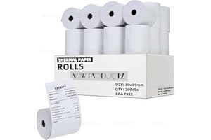 EMBOOT 80MM x 80MM Thermal Receipt Till Rolls epos pos Machine Receipt Rolls 20 Rolls