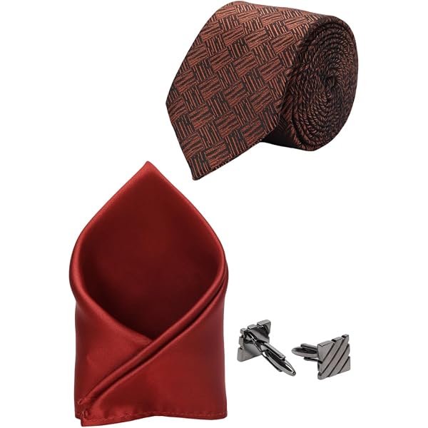 Buy PARK AVENUE NECKTIES+ POCKET SQUARE+ CUFFLINK GIFTSETS