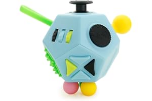 YUDOTE Maner Stresswürfel wie Fidget Cube 2.0, Verringerter Druck entlastet Stress und Angst Spielzeug Geschenke für Kinder und Erwachsene Himmel
