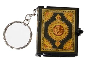 WOWOWO Mini Ark Quran Book Real Paper Peut Lire l'arabe Le Porte-clés du coran