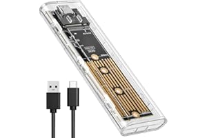 AXFEE Obudowa SSD M.2 nvme adapter m2 zewnętrzny dysk twardy, obudowa adaptera SSD m2 USB 3.1 USB-C dysk twardy do M.2 PCIe NVME M-Key 2230/2242/2260/2280