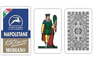 Modiano Blaue Napoletane Spielkarten zum 150. Jahrestag