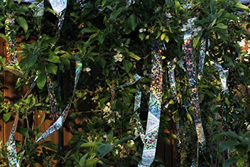 WRPS Vogel- und Wildschreckband 1×100 Meter + 1x 50 Meter – vertreibt schonend störende Vögel und Wildtiere - 8