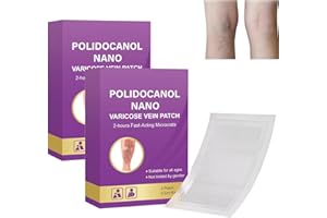 OXGPAL Polidocanol Nano Pflaster Gegen Krampfadern,Nano Pflaster für Krampfadern, Krampfadern Pflaster für Beine,Beruhigende Beinpflaster,Micro Needle Krampfadern Plaster für Männer und Frauen(2 box * 4 PC)