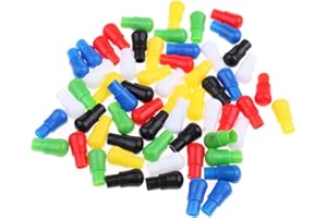 SM SunniMix 60-Pack Chinese Checker Pieces Replacement, 0.9 inches Colorful