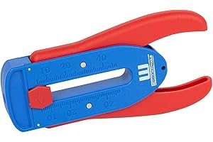 WEICON TOOLS Präzisions-Abisolierer S, Abisolierzange für feine Drähte & Litzen von 0,12 - 0,8 mm, Made in Germany