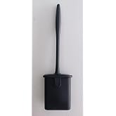 HAPPENS Toilet Brush Silicone Toilet WC Bathroom Bathtub Cleaning Brush Antibacterial Easy to Clean Wall Mounted Without Drilling