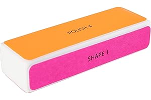 ColourBurst 4 Way Nail Buffing Block – Manicure Essential Tool, Adds a Brilliant Shine to Nails. Perfect Stocking Filler. (Assortment: Colour May Vary That Shown in The Picture), 47-172