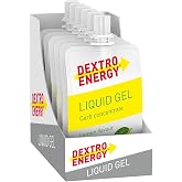 dextro energy liquid gel lemon + caffeine 6x 60 ml pack of 6 energy gel made from quickly available carbohydrates glucose gel caffeine booster energy bar alternative for endurance sports