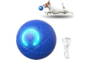 TBLMPNE Viral Shaky Ball For Dogs,Vibrating Dog Ball,Moving Dog Ball,Interactive Dog Ball,Shaky Ball Toy For Dogs,Shaky Dog Ball,Electric Vibrating,Self Moving/Bouncing/Rolling Ball(Blue)