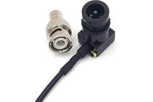 CNDST CCTV 1080P 2MP HD AHD Mini Spy Pinhole Telecamera di sicurezza per CCTV AHD 1080P DVR System, Mini telecamera spia nascosta StarLight, 2.8mm Obiettivo 140 gradi DC 12V 1A