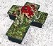 Produktbild 2x WENKO, GRABSCHALE in KREUZ FORM, GRABSCHMUCK, DEKO, PFLANZSCHALE, BLUMENKASTEN, Maße ca.: 32 x 24 x 6 cm