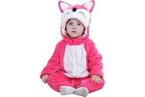 Doladola Bebe à Capuchon Onesie Combinaison Grenouillère Barboteuse À Capuche pour 0-30 Mois