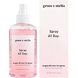 Grace & Stella Rose Water Spray (240ml) | Calming Rose Water Facial Mist | G&S Rose Collection