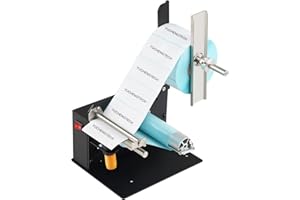 Distributeur automatique d'étiquettes Machine à éplucher les étiquettes électrique Décolleur d'étiquettes automatique 6 po/s Largeur d'étiquette 106 mm pour étiquettes autocollantes/PET/PVC